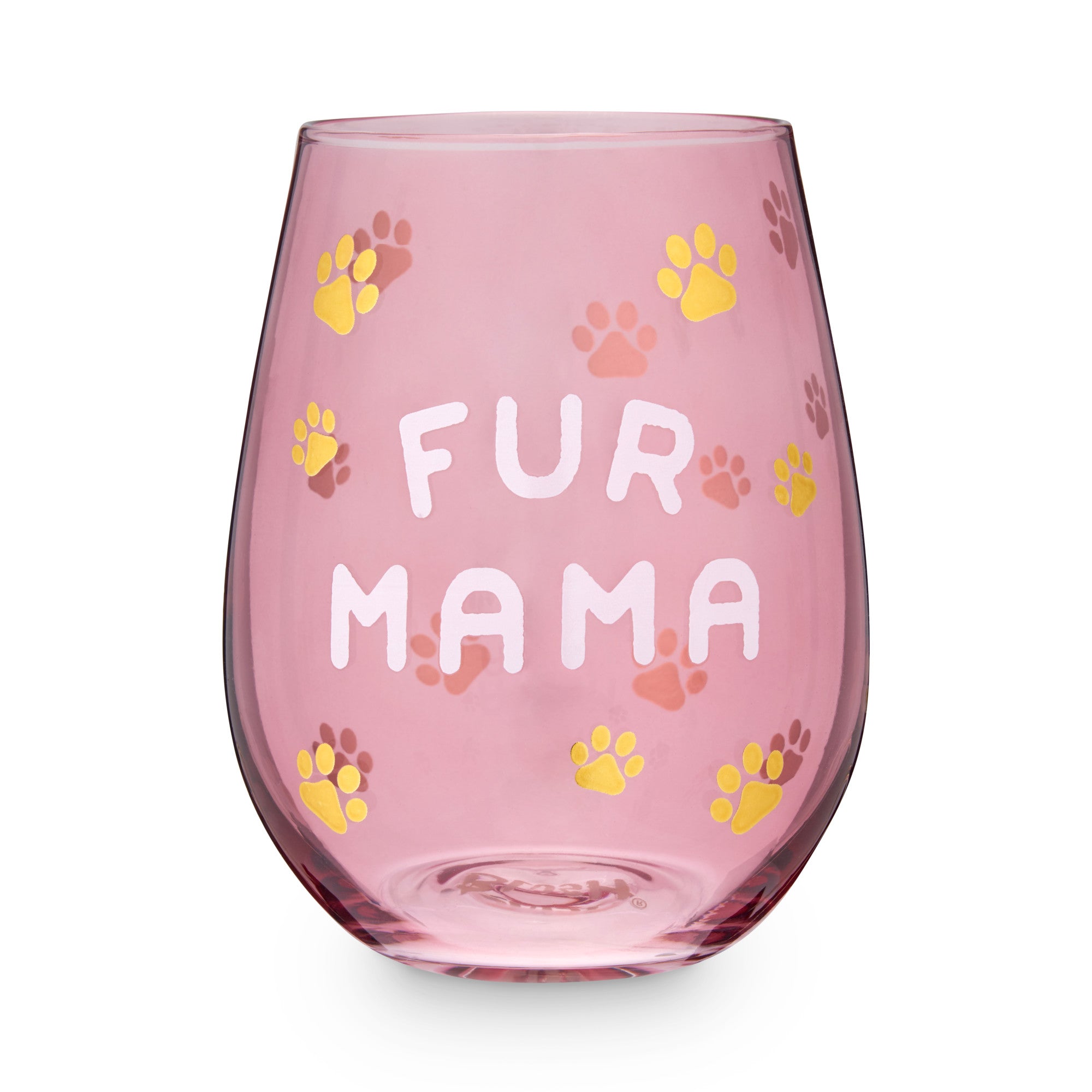 Paws Off - 10 oz Double Walled Stemless Wine Glass - www